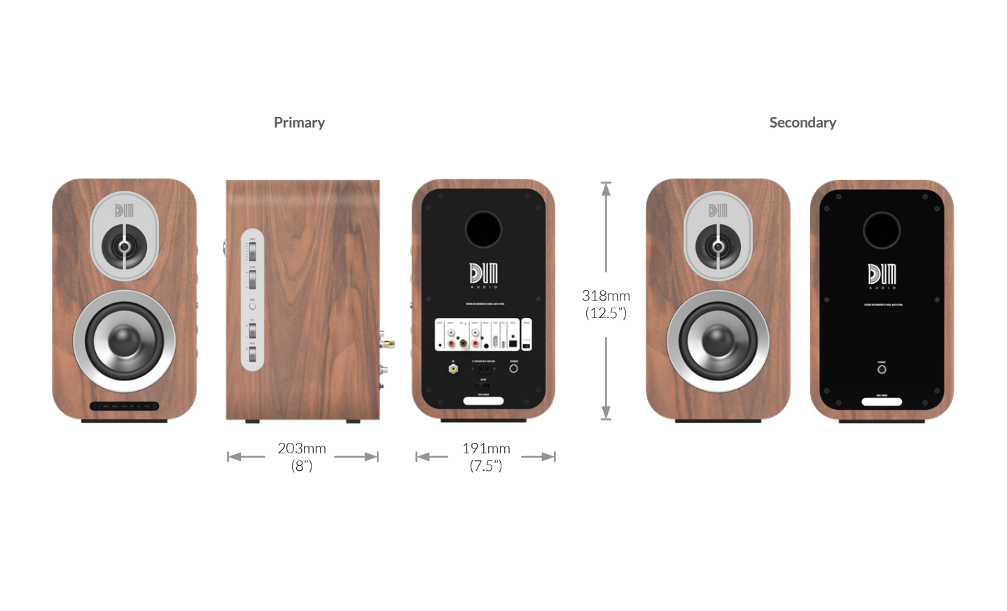 Vaudeville Collection Powered Speakers